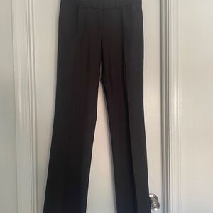 Theory Brown black Wool Trousers, Low Rise, size 0